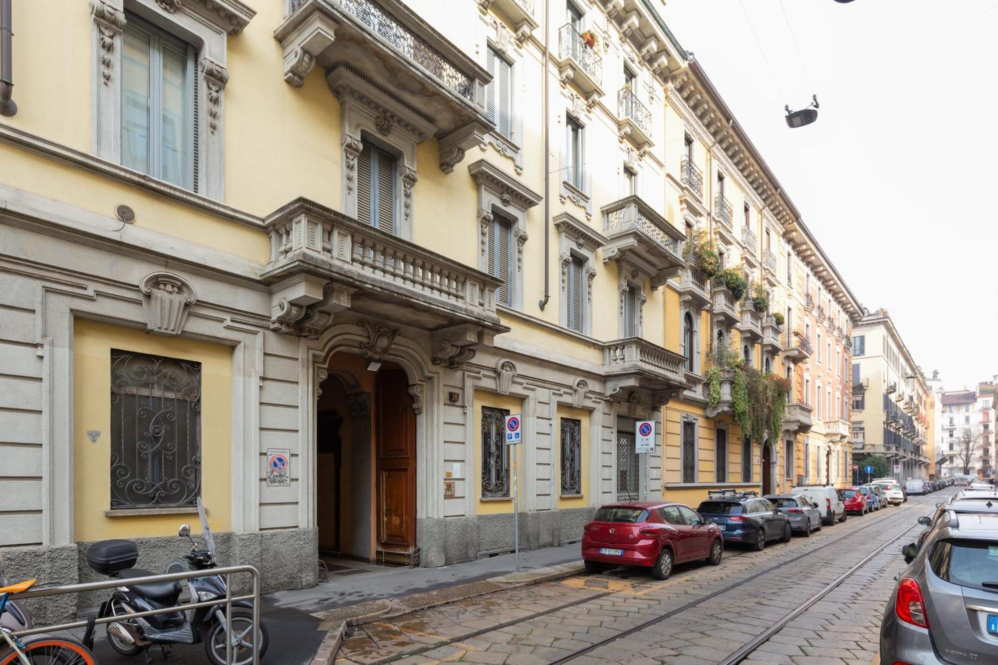 Sant'Agostino - Charming Retreat 210M From M2 Appartement Milaan Buitenkant foto